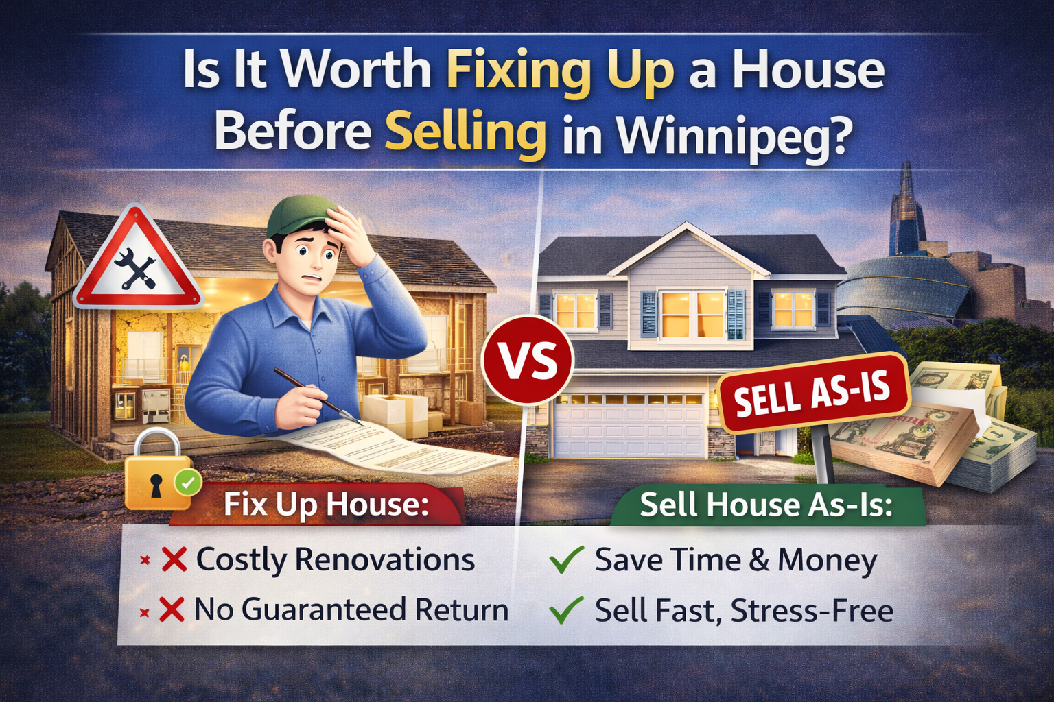 Is It Worth Fixing Up a House Before Selling in Winnipeg?