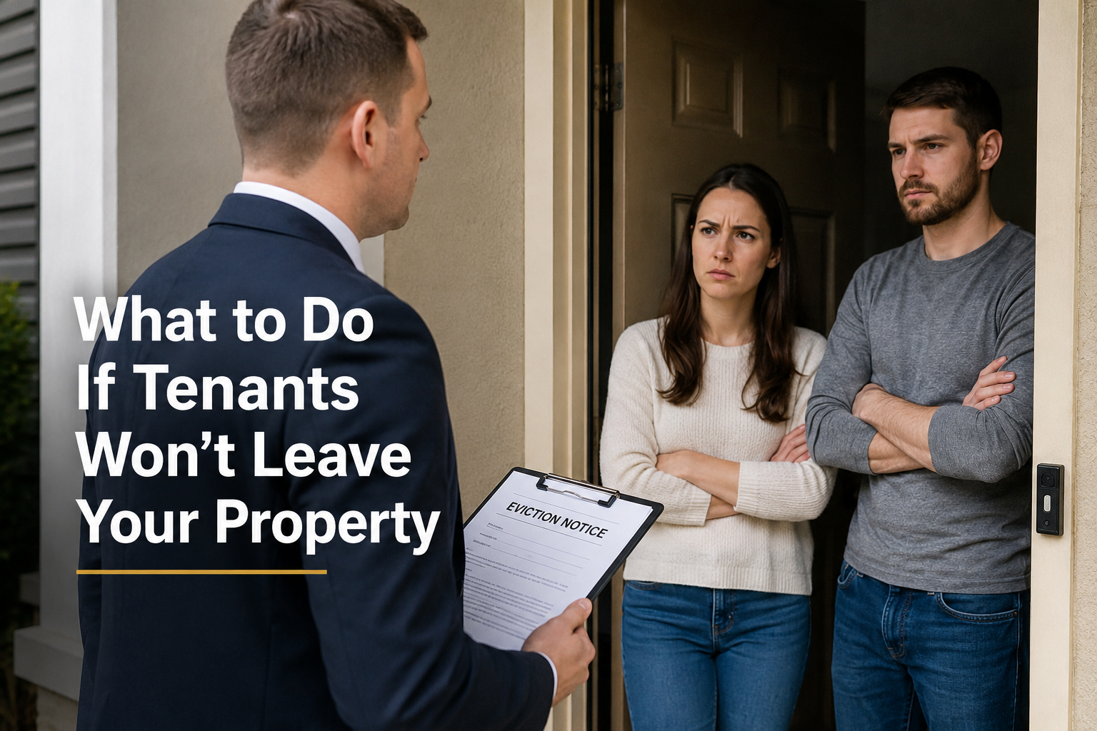 What to Do If Tenants Won’t Leave Your Property