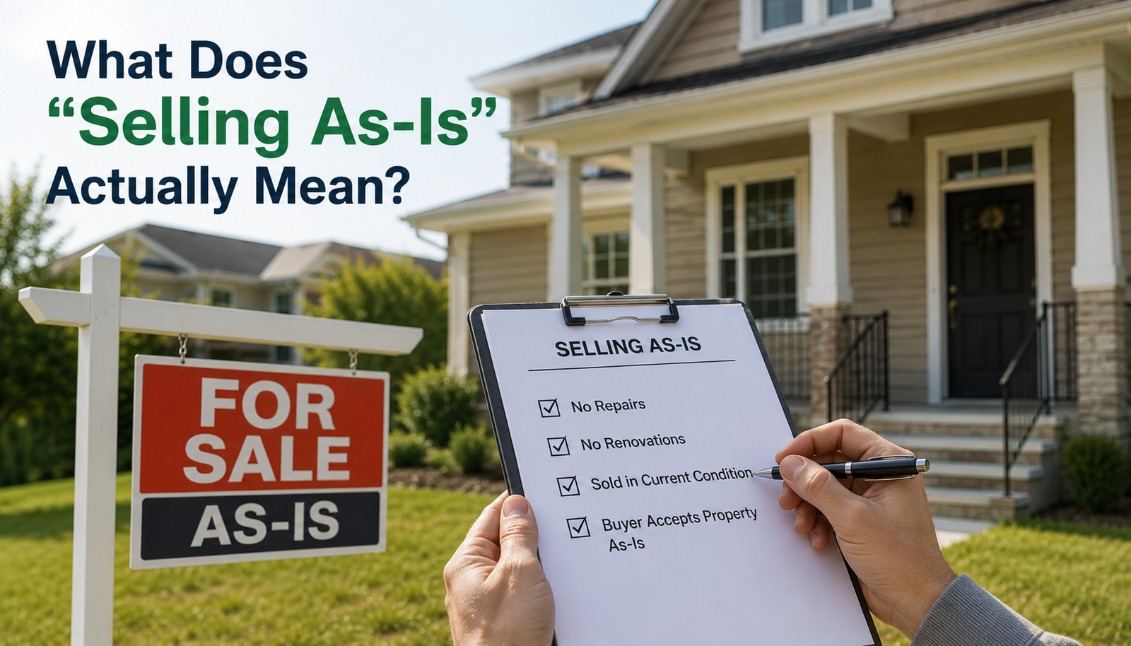 What Does "Selling As-Is" Actually Mean?